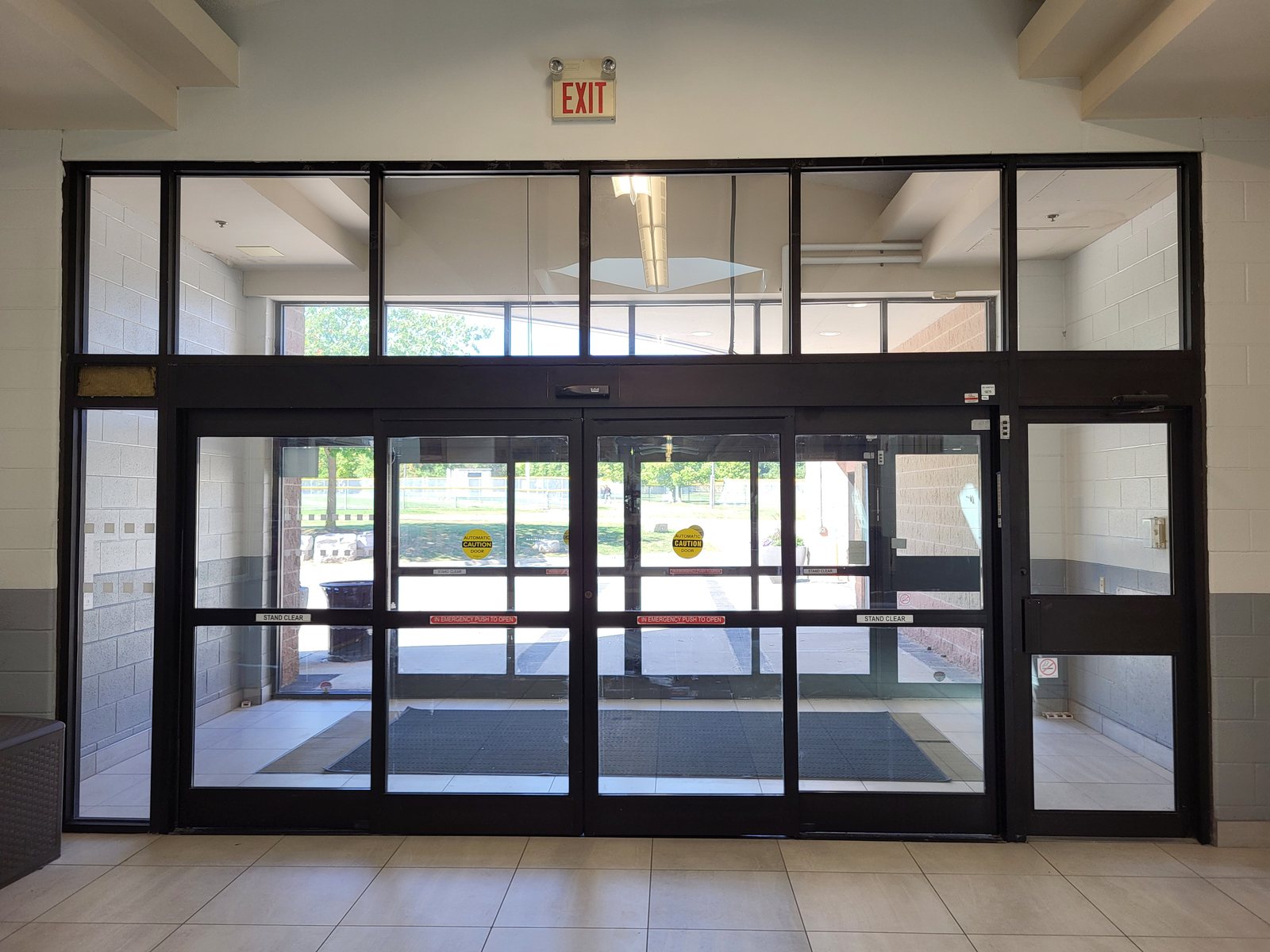 Commercial Building Glass Vestibule Entrance