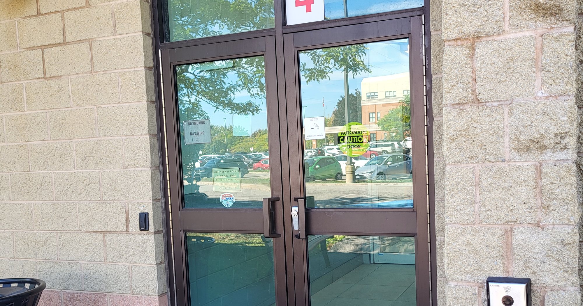 Commercial Glass Storefront Entrance
